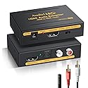 avedio links HDMI Audio Extractor 4K, HDMI to Optical RCA or 3.5mm Jack Audio Adapter Converter Splitter, Supports Dolby Digital DTS 5.1 PCM for PS5