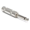 Hosa PLG-025 Connector, 1/4" TS