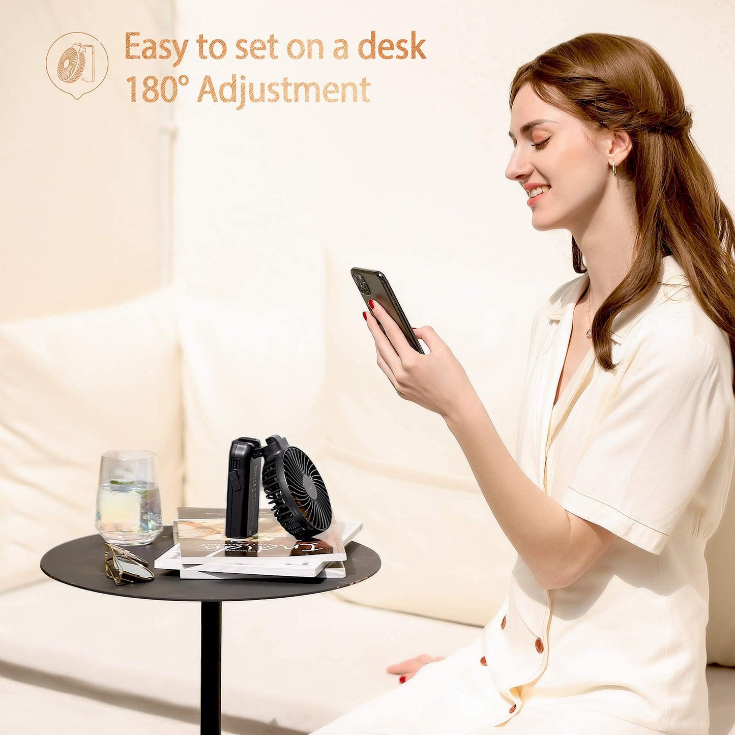 OUTXE Funme Handheld Fan 10000mAh Desk Fan