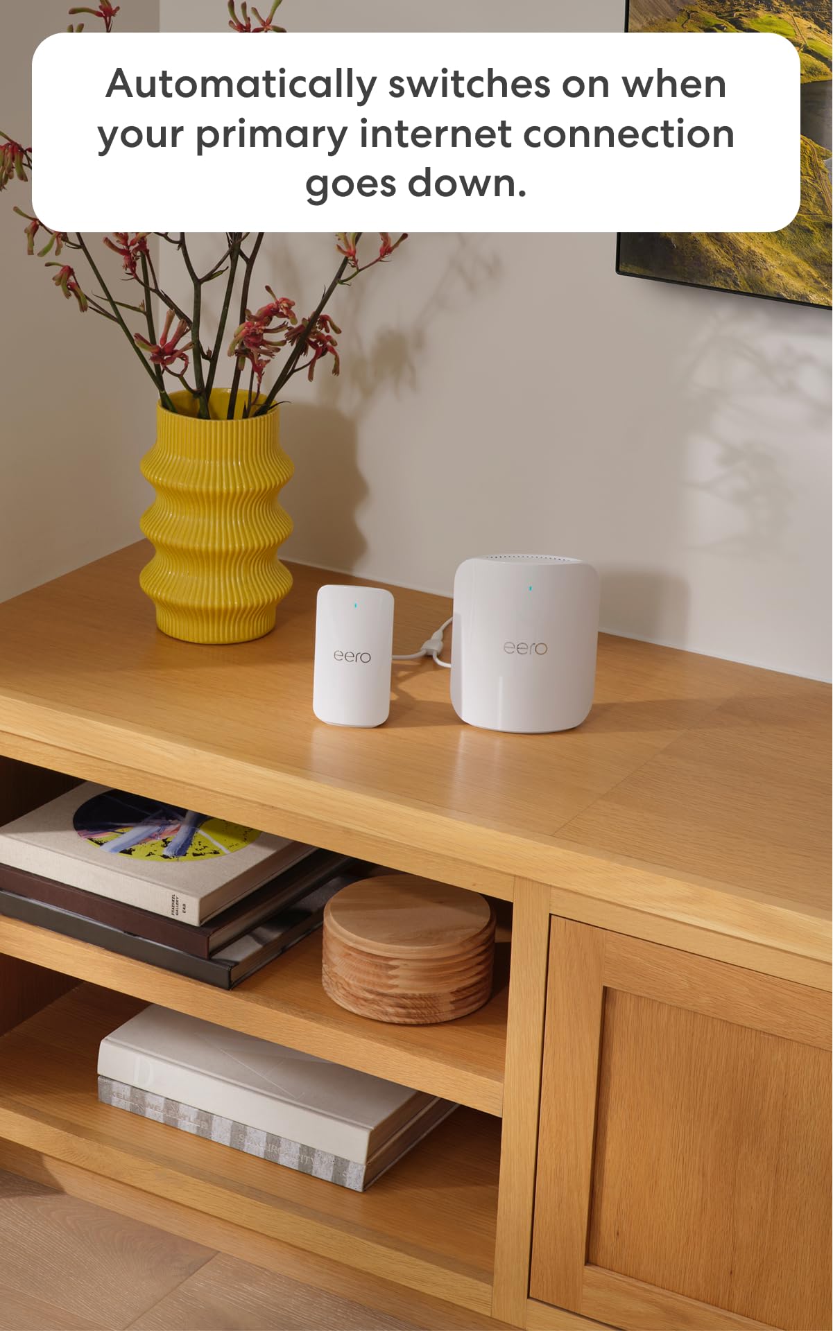 Amazon eero Signal 4G LTE cellular backup for eero systems, annual eero Plus subscription is required for connectivity - available in app (newest