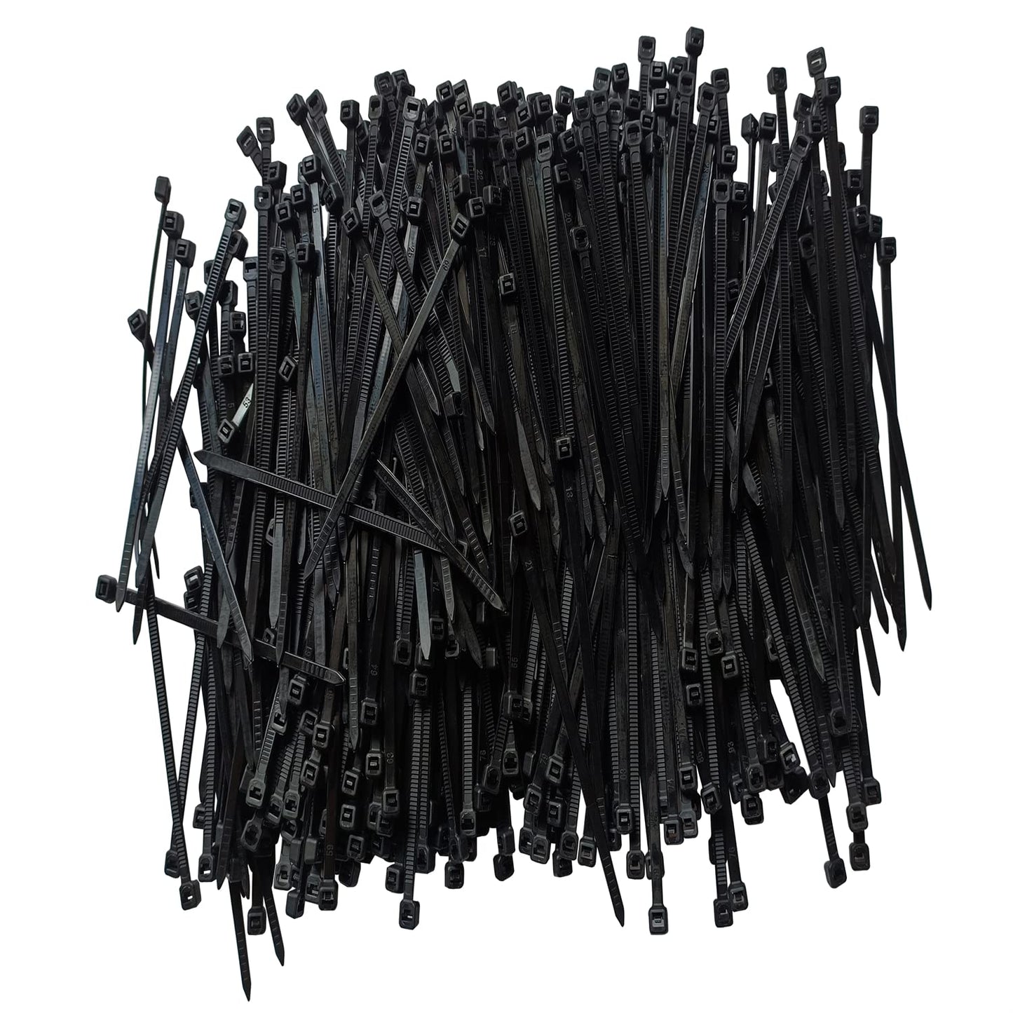 Zip Ties 8 inch 1000 pcs Cable Zip Ties with 40 Pounds Tensile Strength, Black Cable Ties, Self-Locking Nylon Tie Wraps for Indoor and Outdoor