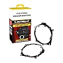 Scosche SAHR6 6.5-6.75” Speaker Adapters Compatible with Select 2004-14 Acura and Honda Vehicles - 6 1/2" to 6 3/4" Adapter Spacer for Car Door