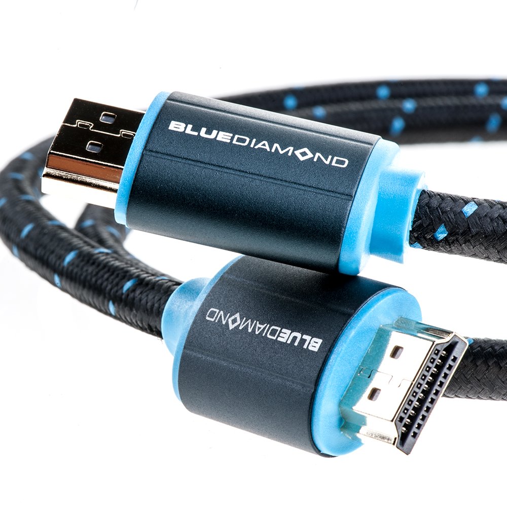 BlueDiamond Premium HDMI Cable with Ethernet - Tangle Free - 10 feet