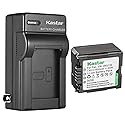 Kastar 1-Pack VW-VBG130 Battery and AC Wall Charger Replacement for Panasonic SDR-H60P, SDR-H68GK, SDR-H79, SDR-H79K, SDR-H79P, SDR-H80, SDR-H80A