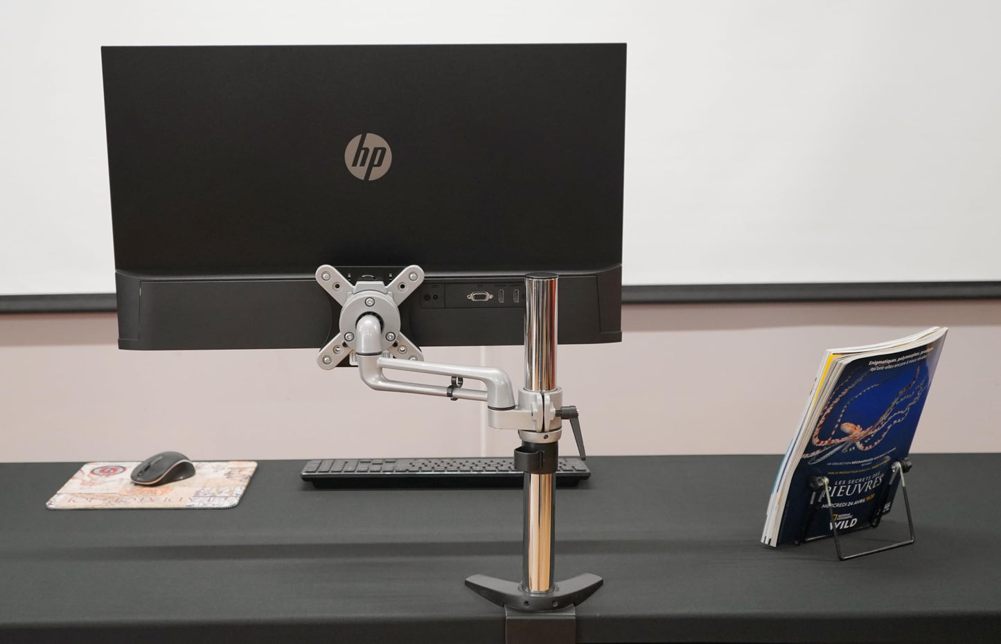Monitor Arm/Mount VESA Adapter Compatible with HP Pavilion 22M, 24M, 27M - Gladiator Joe - 100% Made in Canada