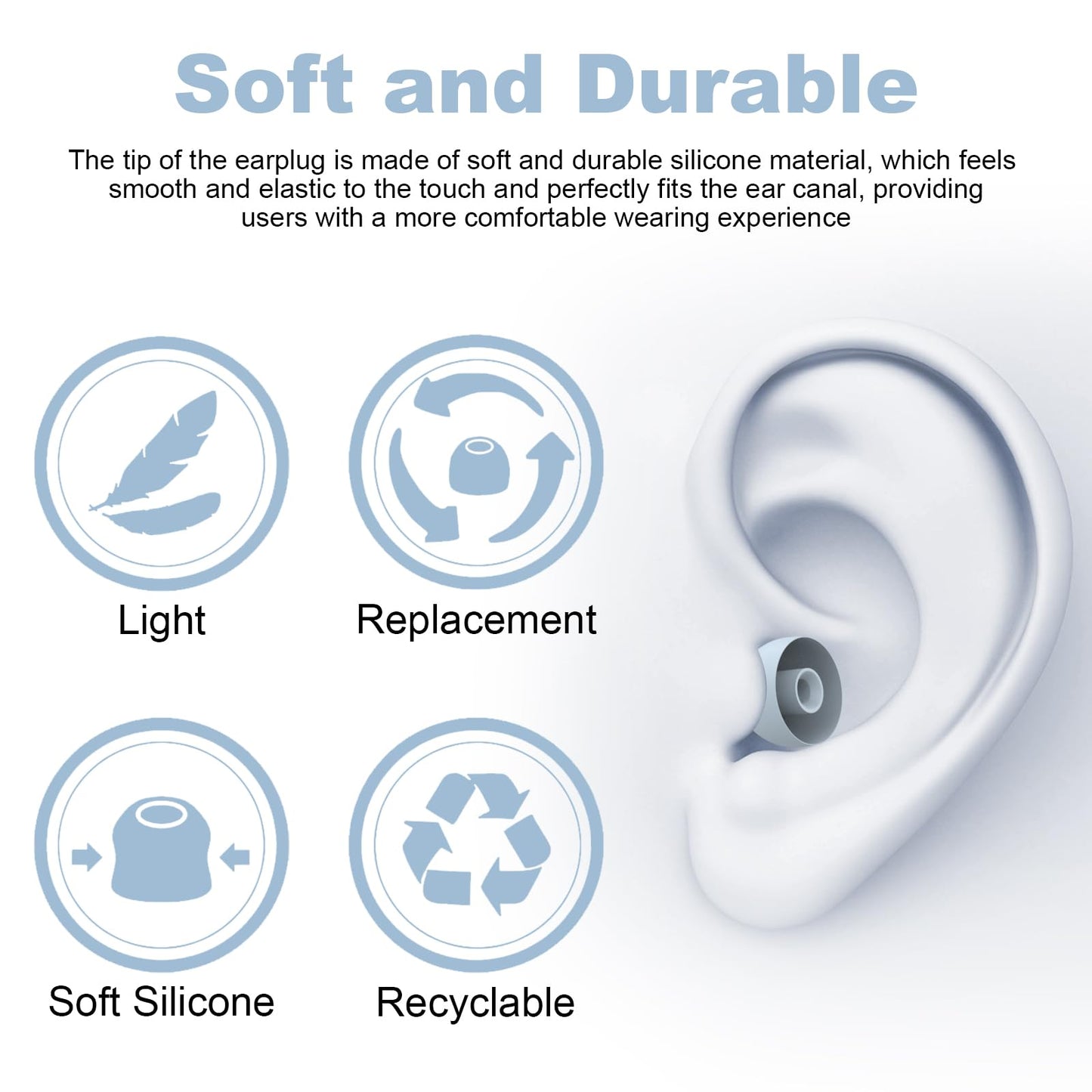 Replacement Eartips Silicone Earbuds Buds Set Compatible with Beats Powerbeats Pro, Beat X, Beat Flex, Urbeats, Beat Tour Earphones, NOT Compatible…