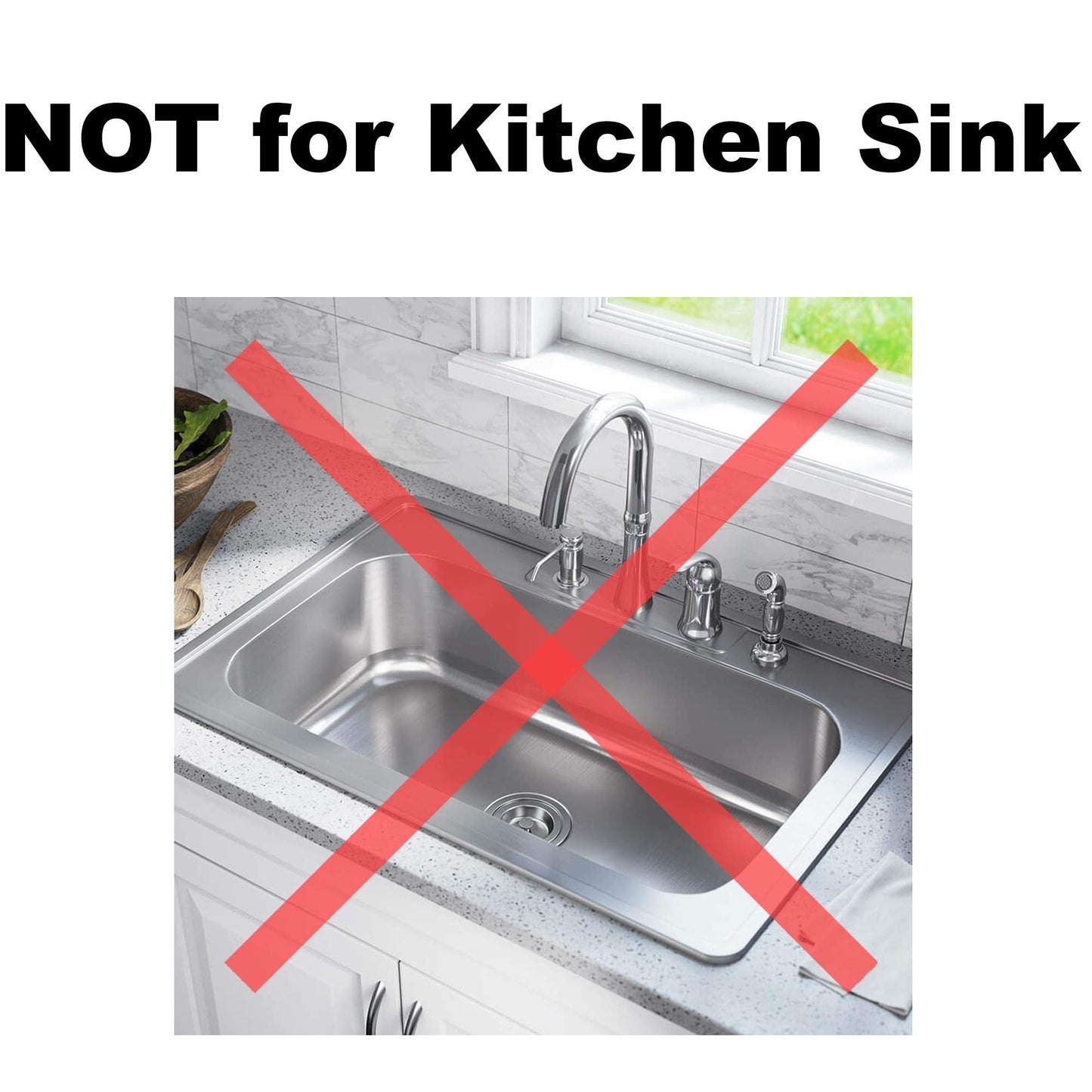 2 Pack Sink Strainer 2.25" Top, 1" Basket – Stainless Steel Hair Catcher for Bathroom, Utility, RV, Laundry – Hilltop Products