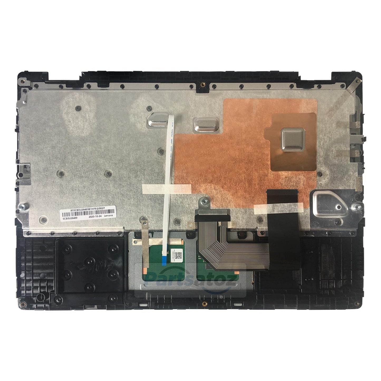 Rinbers Laptop Palmrest Upper Case with US Keyboard and Touchpad Assembly Replacement for Lenovo Chromebook 11 100e 2nd Gen MTK 81QB 5CB0X55485