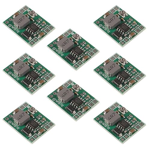 AITRIP 8 Pack Mini MP1584EN DC-DC Buck Converter Adjustable Power Supply Module 24V to 12V 9V 5V 3VCompatible with Arduino Raspberry Pi
