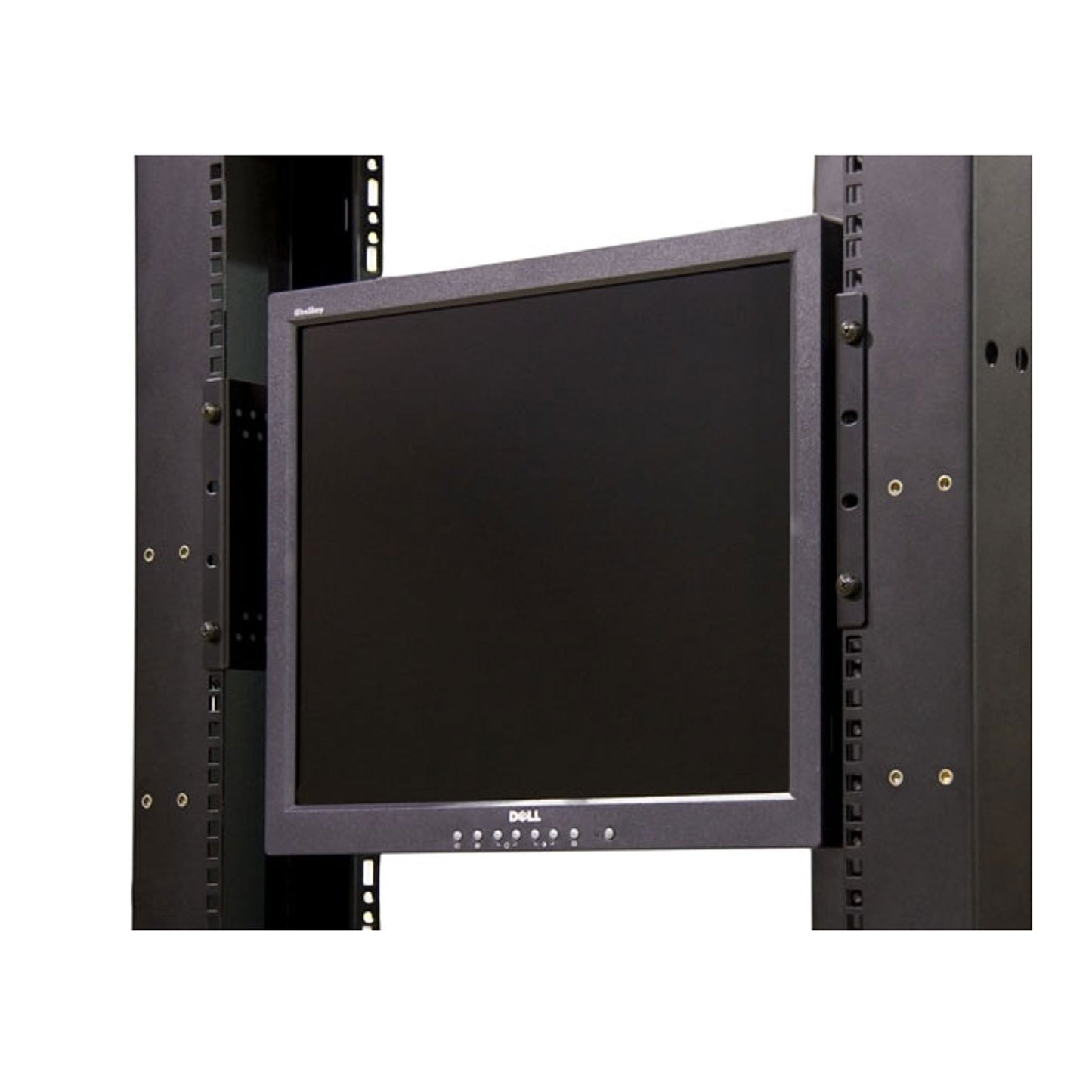 StarTech.com 4U Universal VESA LCD Monitor Mounting Bracket for 19-inch Rack or Cabinet - TAA Compliant - Cold-Pressed Steel Bracket (RKLCDBK)
