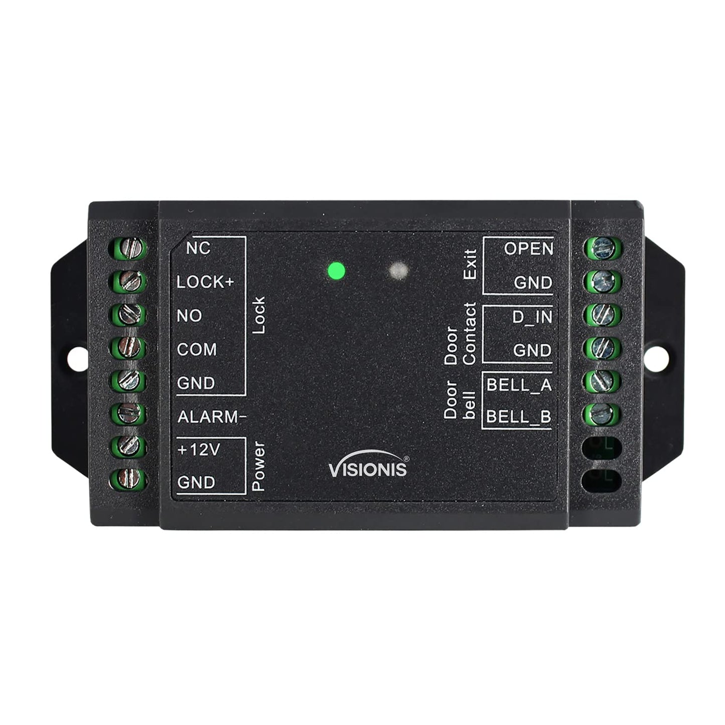 Visionis VIS-3200 Outdoor IP65 Black Access Control Kit with Wireless RFID Keypad, Exit Button, Receiver, 433 MHz 165 Ft Range with 500 Users