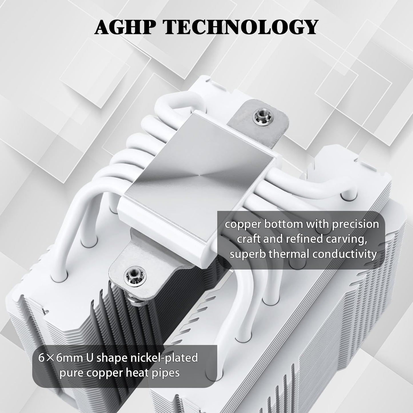 Thermalright Peerless Assassin 120 Mini White CPU Cooler, 6 Heat Pipes,120mm CPU Fan, 135mm High, 1500RPM±10%, Double Towers Cooler, for AM4 AM5/Intel