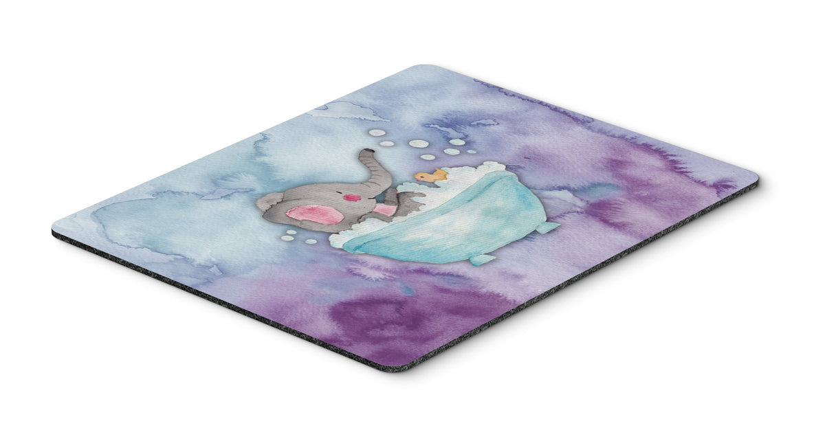 Caroline's Treasures BB7346MP Elephant Bathing Watercolor Mouse Pad, Hot Pad or Trivet for Home Office Gaming Working Computers Laptop Mouse
