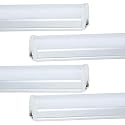 Newhouse Lighting 4FT T5 Light Fixture LED Shop Light 20W w/Selectable CCT, 2000 Lumens, 2700/4100K/5000K, Utility Ceiling Lights Linkable for Garage