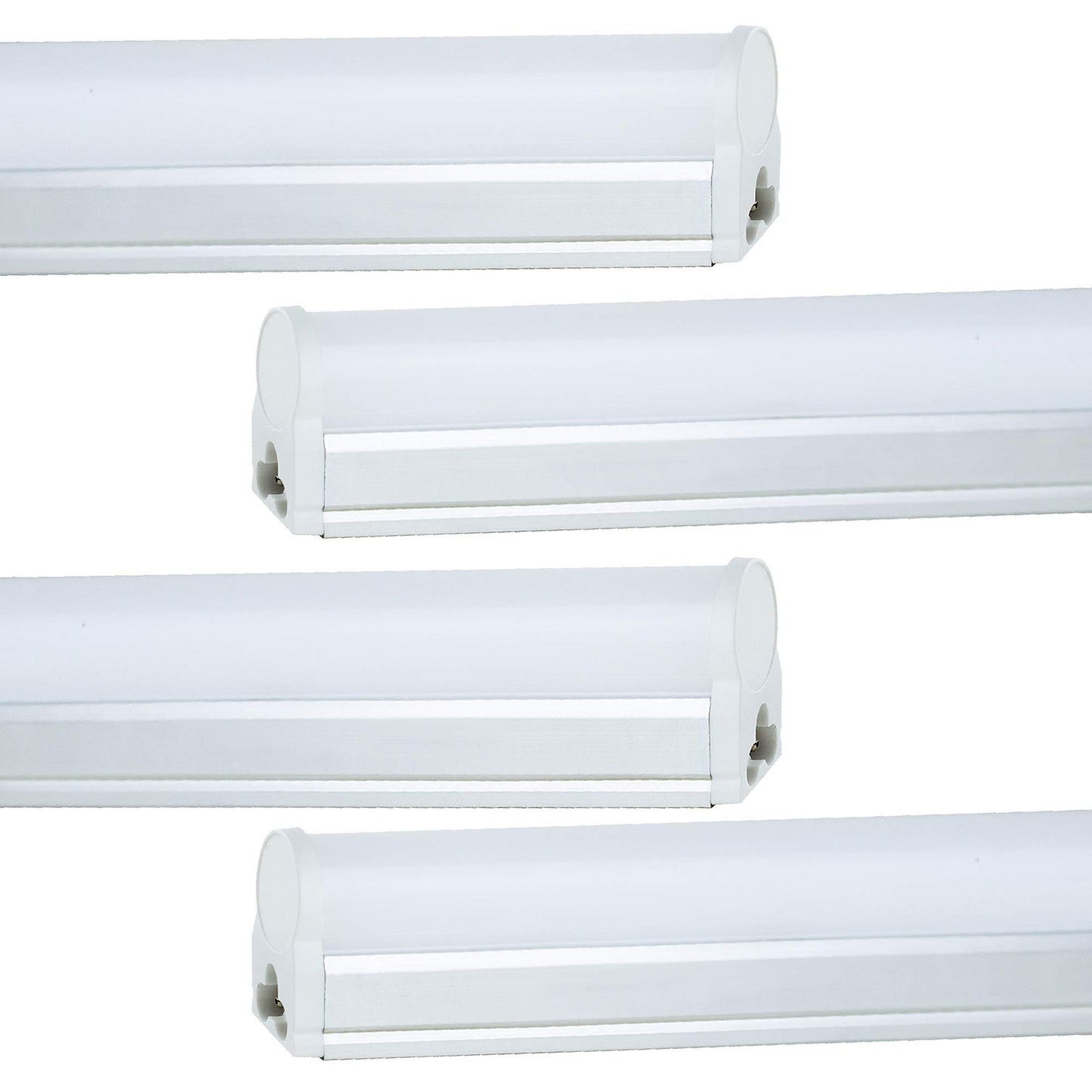 Newhouse Lighting 4FT T5 Light Fixture LED Shop Light 20W w/Selectable CCT, 2000 Lumens, 2700/4100K/5000K, Utility Ceiling Lights Linkable for Garage
