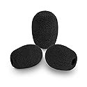 LEFXMOPHY A40 TR Pop Filter Replacement for Astro A30 A40 A50 A40TR, A50 X Gaming Headset Microphone Foam Windscreen Mic Cover, 3-Pack