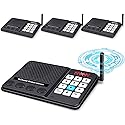 Intercoms Wireless for Home 1 Mile Long Range - GLCON 10 Channel 3 Code Wireless Intercom System for Buiness Office House Elderly - Room to Room Home
