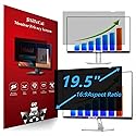 JiSiTeCai - 19.5" Computer Privacy Screen Filter for 16:9 Widescreen Monitors - Premium Anti-Glare Computer Screen Cover: Anti-Glare - Anti-Scratch