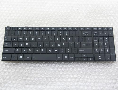 wangpeng® New Black US Keyboard for Toshiba Satellite C55T-B5230 C55T-B5110 C55T-B5349 Notebook PC