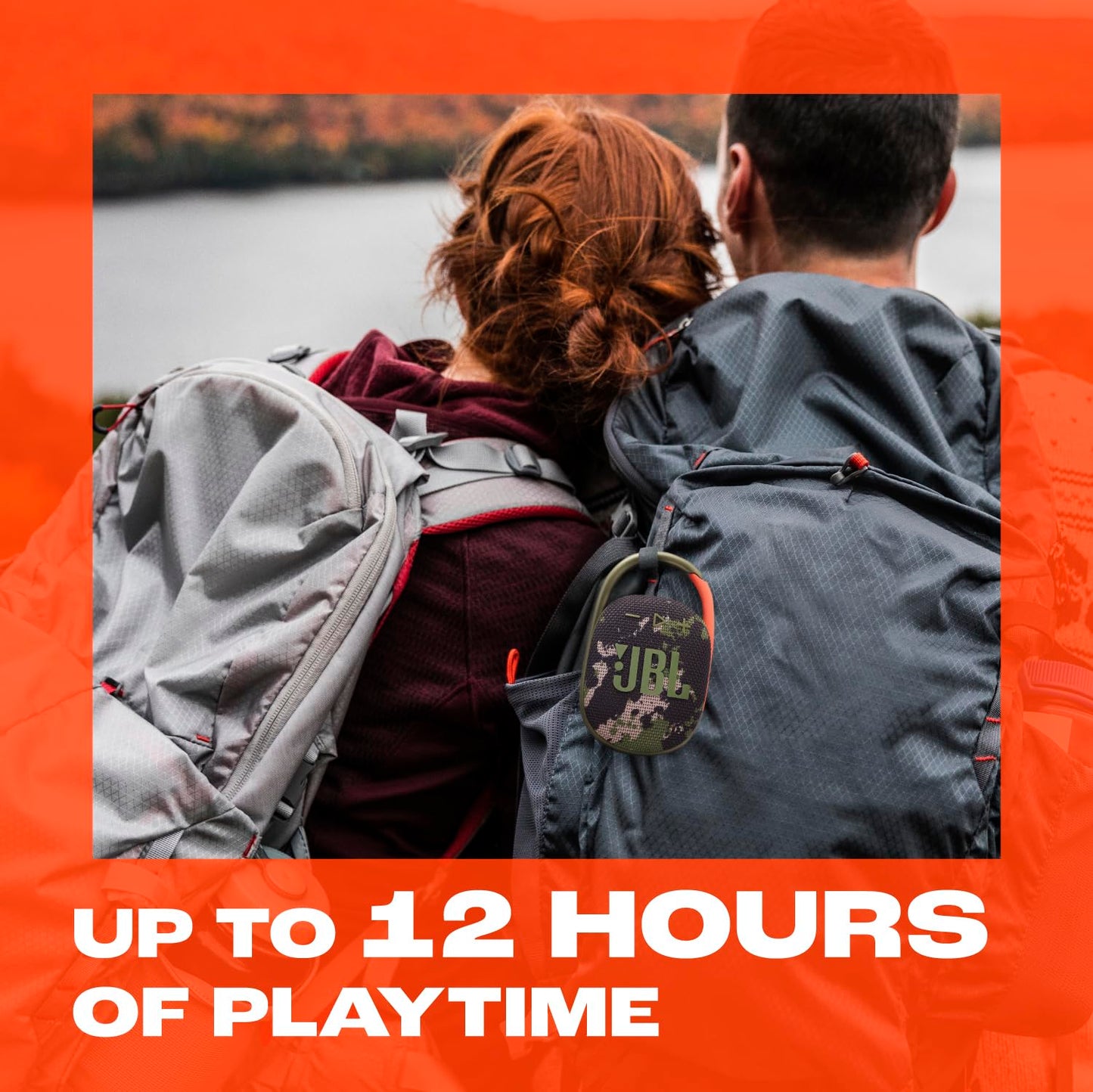 JBL Clip 5 - Ultra-Portable, Waterproof & Dustproof Bluetooth Speaker, Big JBL Pro Sound with Punchy bass, Integrated Carabiner, Up to 12 Hours