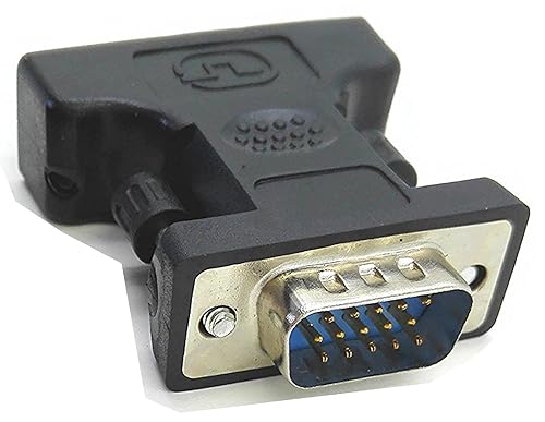 zdyCGTime DVI to VGA Cable Adapter - Black - F/M,DVI(24+5) to VGA(15pin) Cable Adapter - Black - F/M,