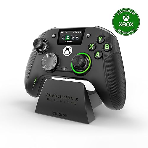 NACON Revolution X Unlimited Advanced Precision Controller Officially Licensed for Xbox Series X | S, Xbox One, Windows 10/11 PC & Android - Wired