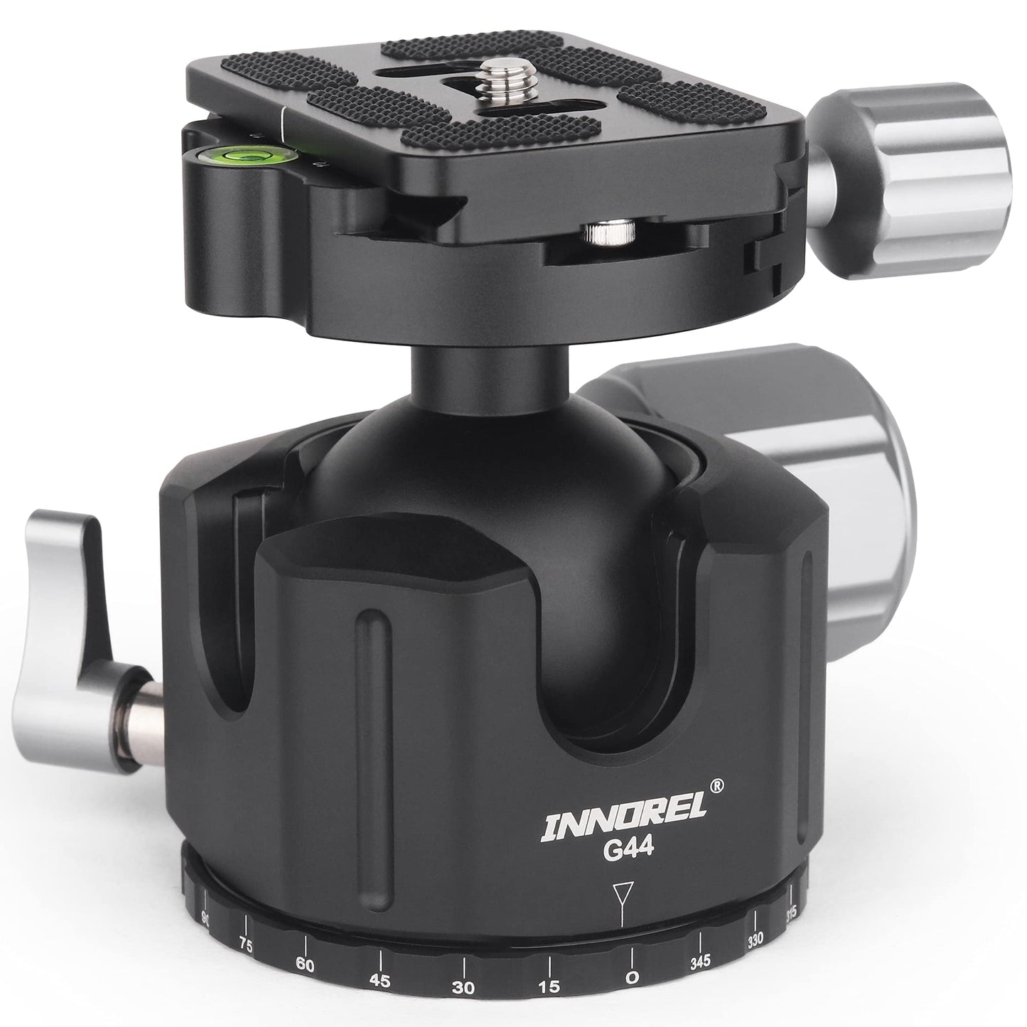 Low Profile Tripod Ball Head-INNOREL Panoramic CNC Metal Camera Tripod Ballhead with 1/4" Arca Swiss Quick Release Plate Aluminum Alloy head