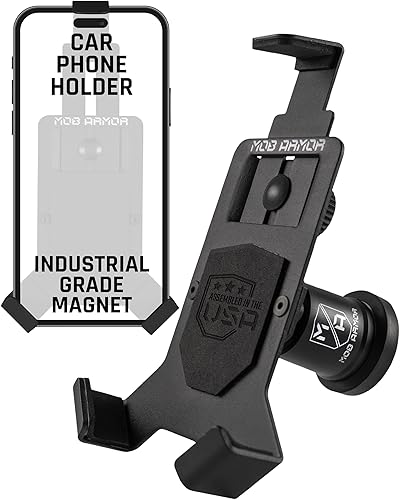 Mob Armor Universal Magnetic Car Phone Holder - Powerful Magnet Mount for iPhone & Android | Compatible with Trucks, Semis, Commercial & Off-Road