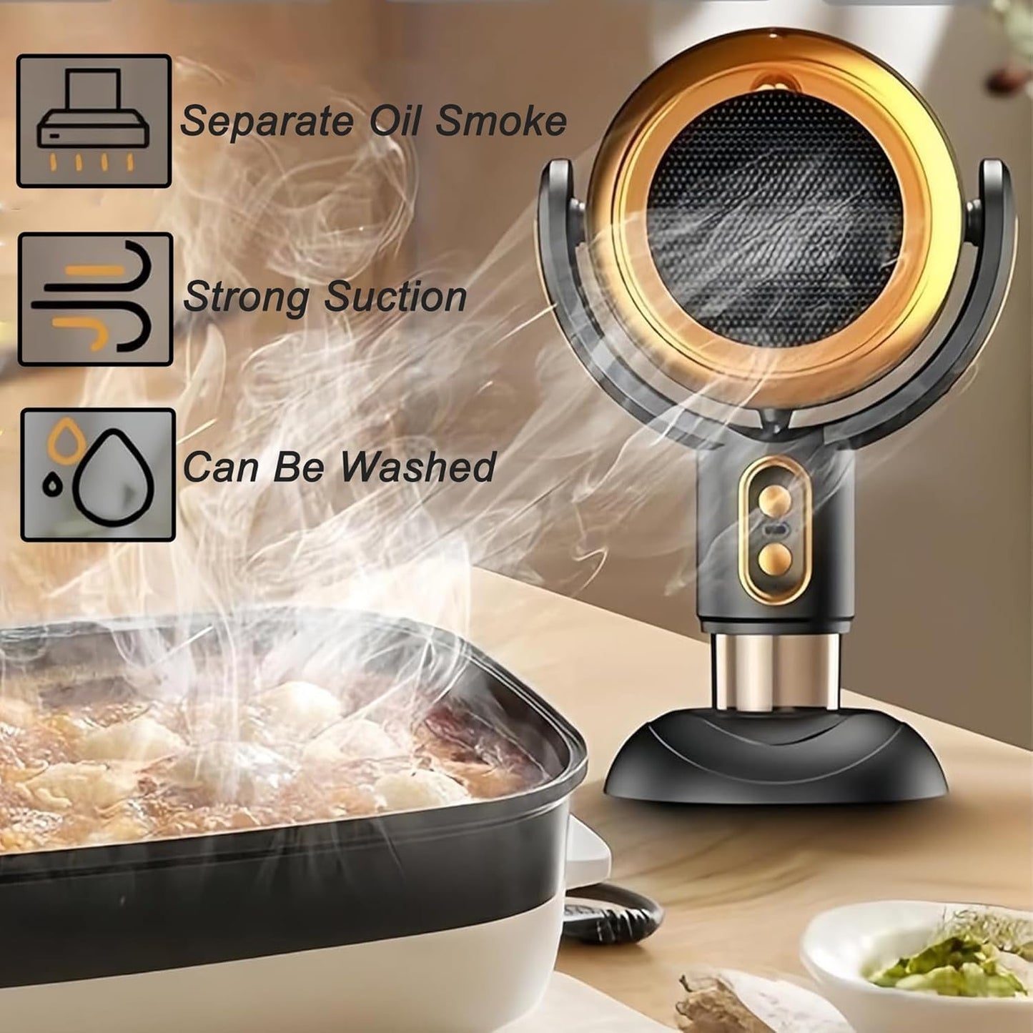 QWEZXO PuffHide Purifer & Smoke Away Purifier-Fan Filter Portable Adjustable Angle Puff-Hide PurifierFan,Tabletop SmokePurifier Filters