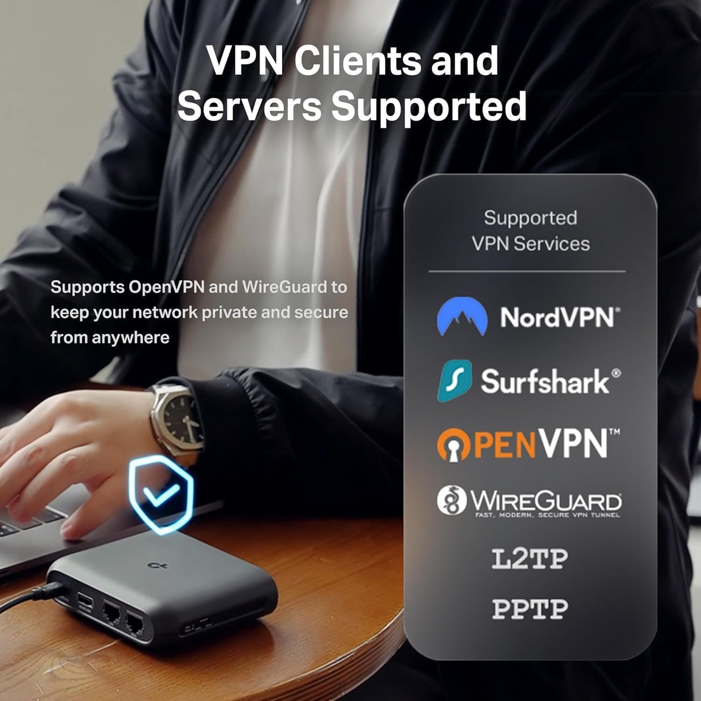 TP-Link Roam 6 AX3000 Dual-Band Wi-Fi 6 Travel Router - Multi-Gig Portable, OpenVPN, WireGuard, Public Network Sharing, Hotel/Cruise Approved, Phone