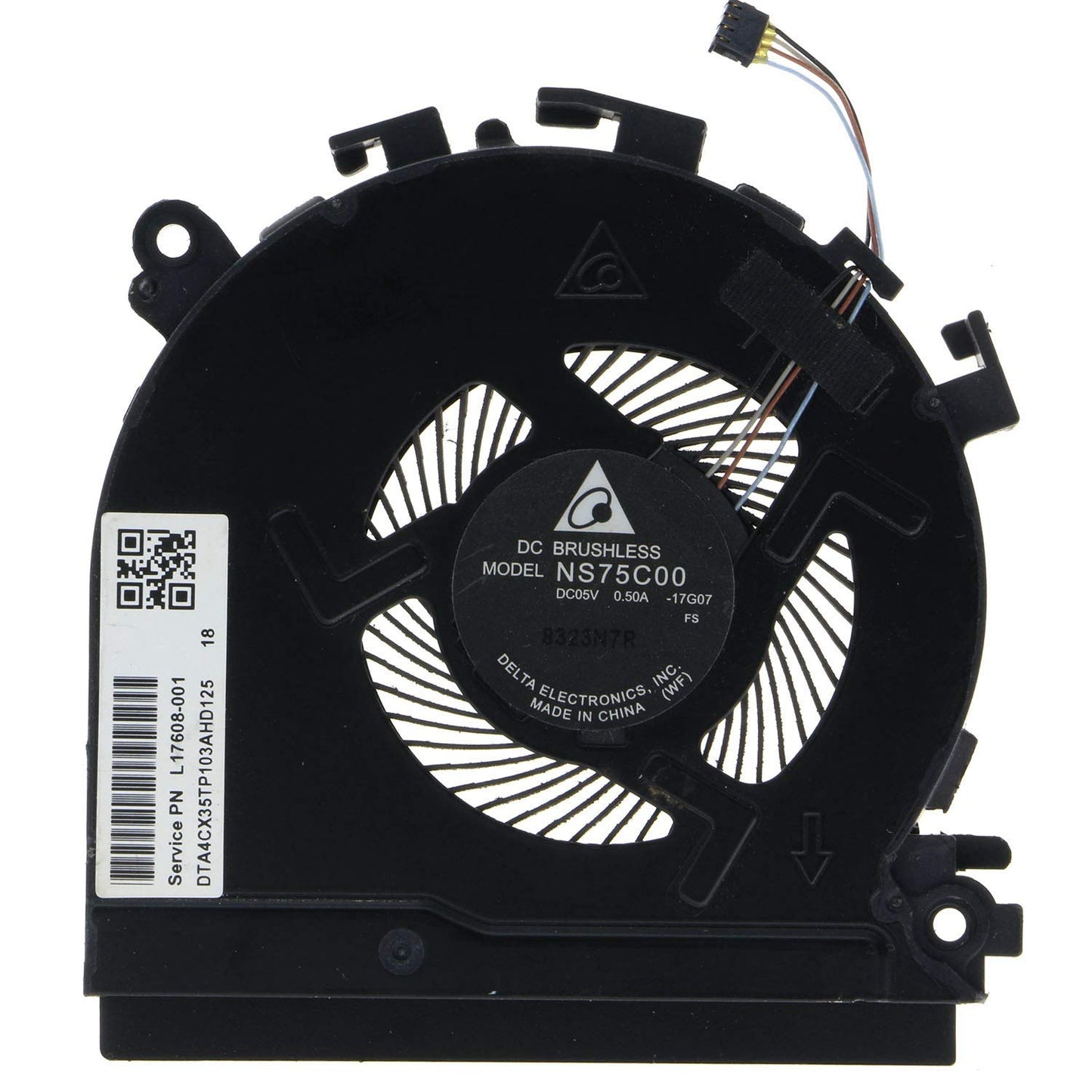 Replacement CPU & GPU Cooling Fan for HP Spectre X360 15-CH 15-CH000 15-CH011DX 15-CH011NR 15-ch075nr NS75C00-17J22 NS75C00-17J21 L17605-001