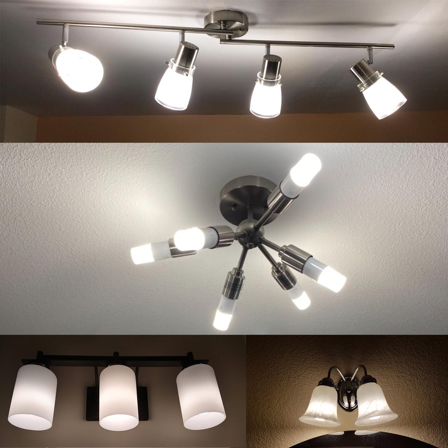 SSXBF Lighting LED Bright Stik 8-watt 6000K Daylight 60W Replacement 6 Pack