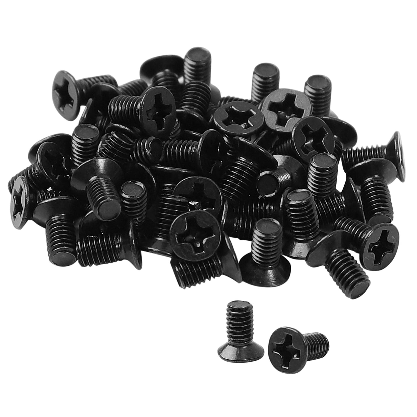 uxcell 50 Pcs M3 x 4mm Screws Replacement Black for Laptop Hard Drive
