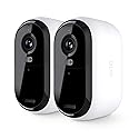 Arlo Essential Security Cameras Wireless Outdoor 1080p HD (2nd Gen, 2023 Release) - Battery Power, Person Recognition, Package Detection, Animated