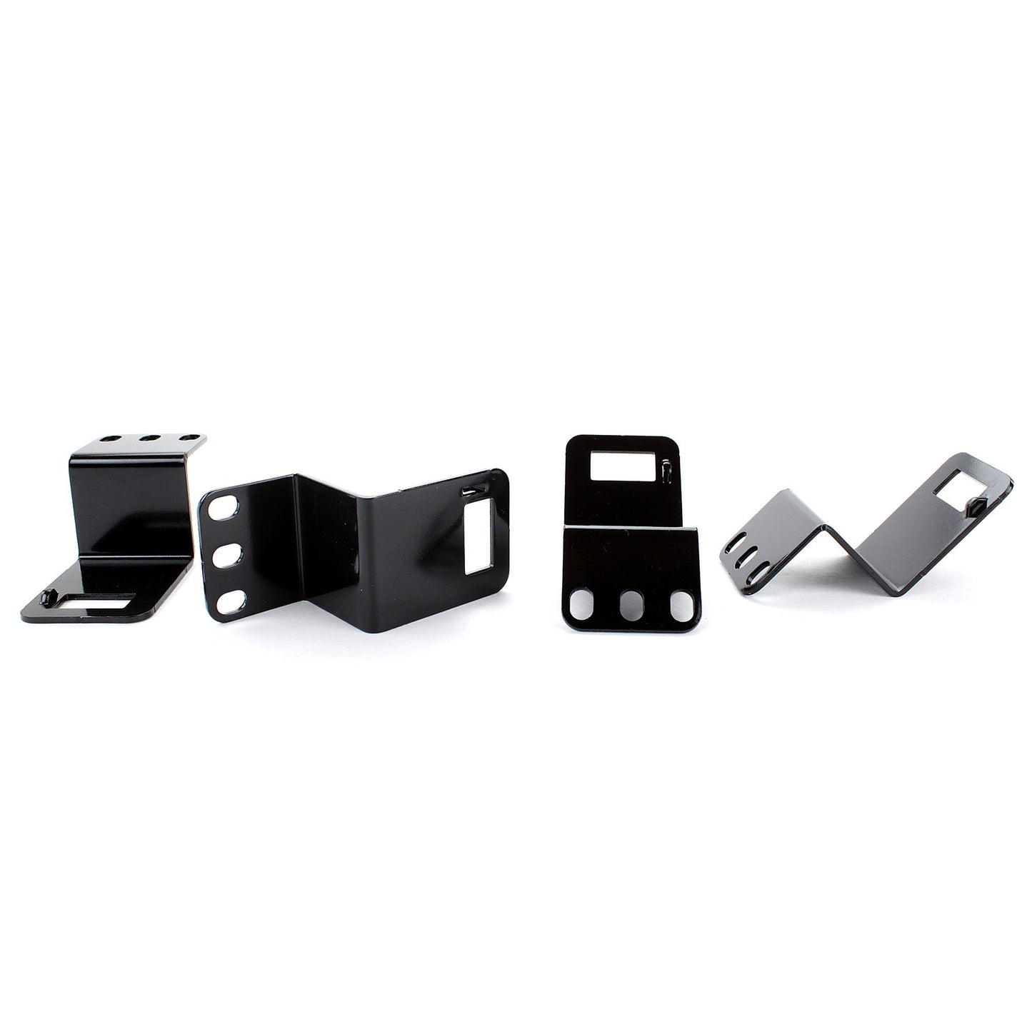 Panduit WMPVCBE Vertical Cable Management Bracket Kit, Black, 4-Piece, Black