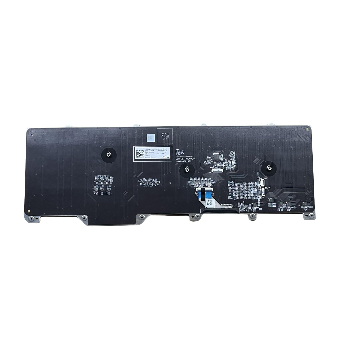 YIJIATech Replacement Keyboard with Screwdriver US Layout for Dell Alienware 17 R5 P38E Area-51m A51m RGB Backlight Laptop Keyboard Gray