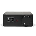 Micca OriGain Compact Stereo Integrated Amplifier and DAC, 50W x 2, 96kHz/24-Bit, USB and Optical S/PDIF (Black)