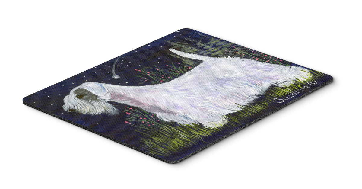 Caroline's Treasures SS8145MP Sealyham Terrier Mouse Pad, Hot Pad or Trivet for Home Office Gaming Working Computers Laptop Mouse Mat,Washable Large