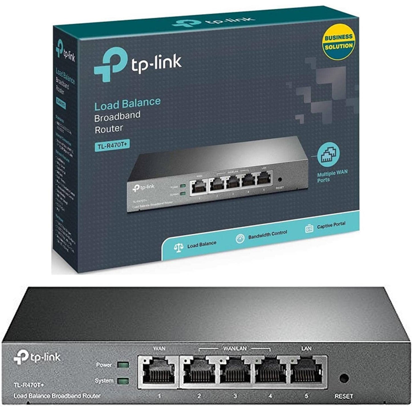 TP-Link Internal Universal Power Supply Load Balance Broadband Router (TL-R470T+)