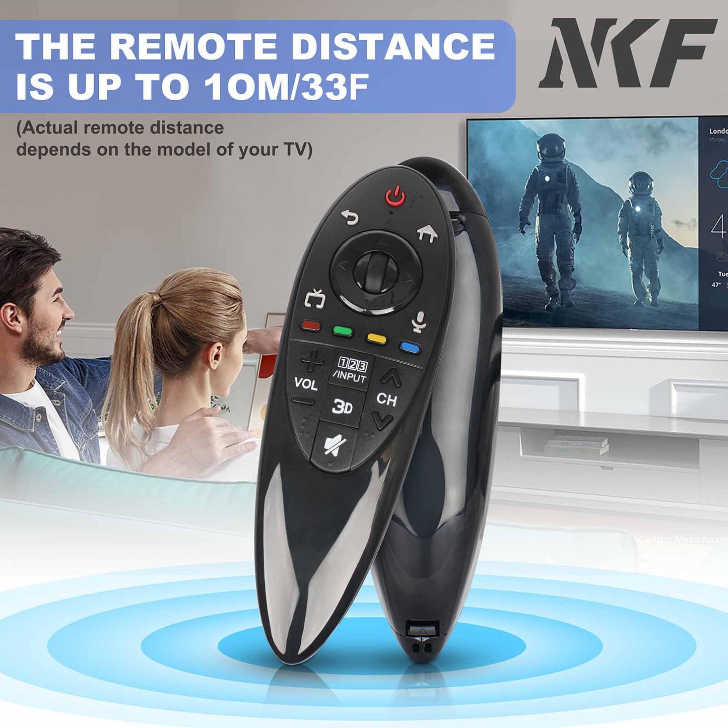 AN-MR500G ANMR500G Remote Control Replacement for L-G 3D Smart TV Remote MBM63935937 105UC9T-TA 60LB720V-ZG 50LB679V-ZF 47LB671V-ZF 39LB6500 42LB6300