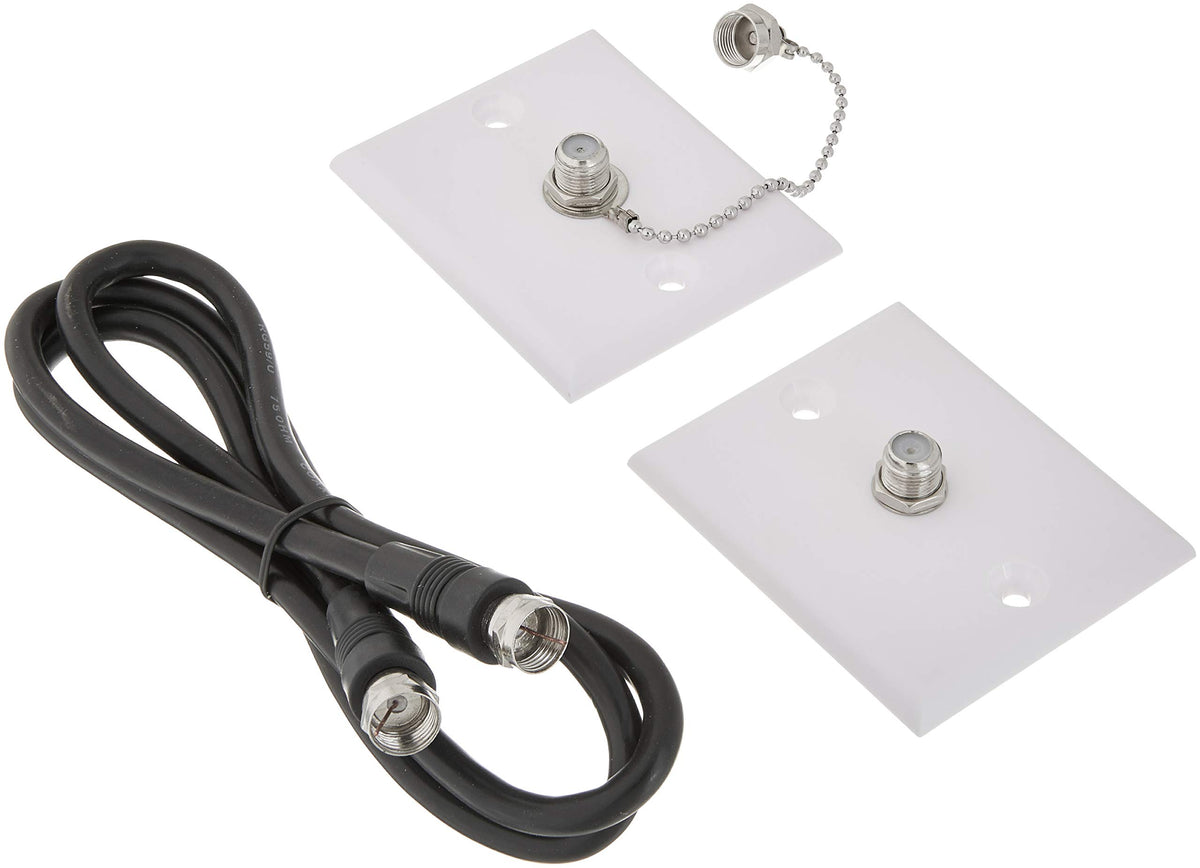 Prime Products 086024 White Cable TV Kit