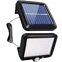 AOZBZ Solar Power Wall Light, Outdoor Motion Sensor Light 56 LEDs Securtiy Night Light Separable Solar Panel Light for Patio Yard Deck Garage Driveway