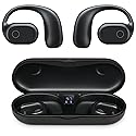 iLive Electronics 16mm Driver Clear Truly Wireless Open Ear Earbuds, Black, IAEBTO34B