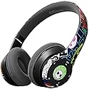 iJoy Disney Nightmare Before Christmas Jack Sticker Bluetooth Headphones - Wireless Foldable Over-Ear Headset, Built-in Mic, Enchanting Sally…