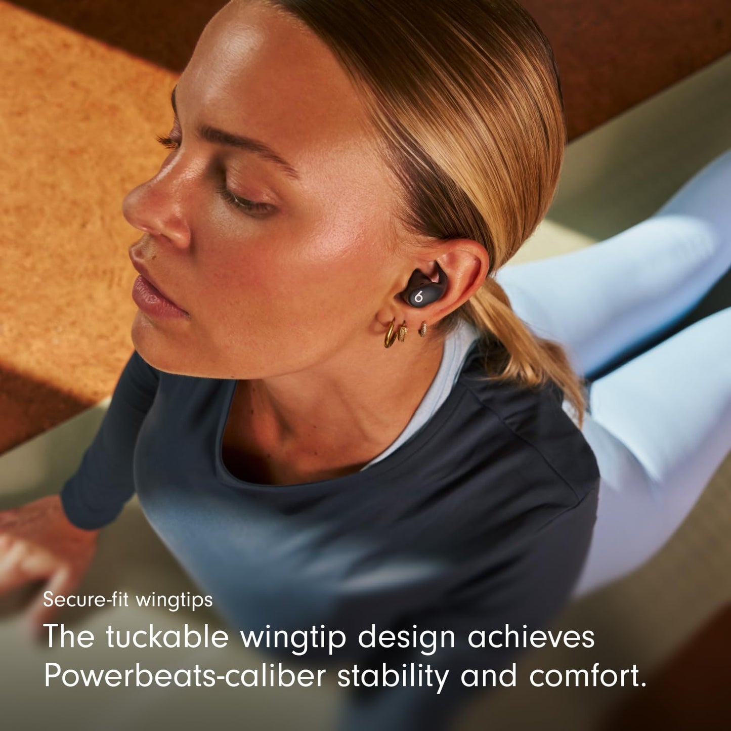 Beats Powerbeats Fit - Wireless Noise Cancelling Workout Earbuds with Secure-Fit Wingtips- Jet Black (Renewed)