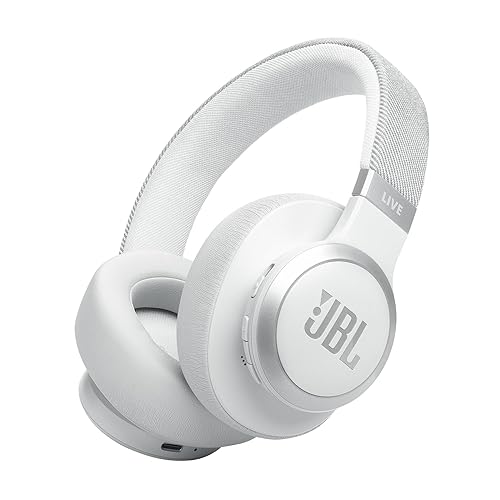 JBL Live 770NC - Wireless Over-Ear Headphones with True Adaptive Noise Cancelling with Smart Ambient, Up to 65 Hours of Battery Life, Comfort-fit…