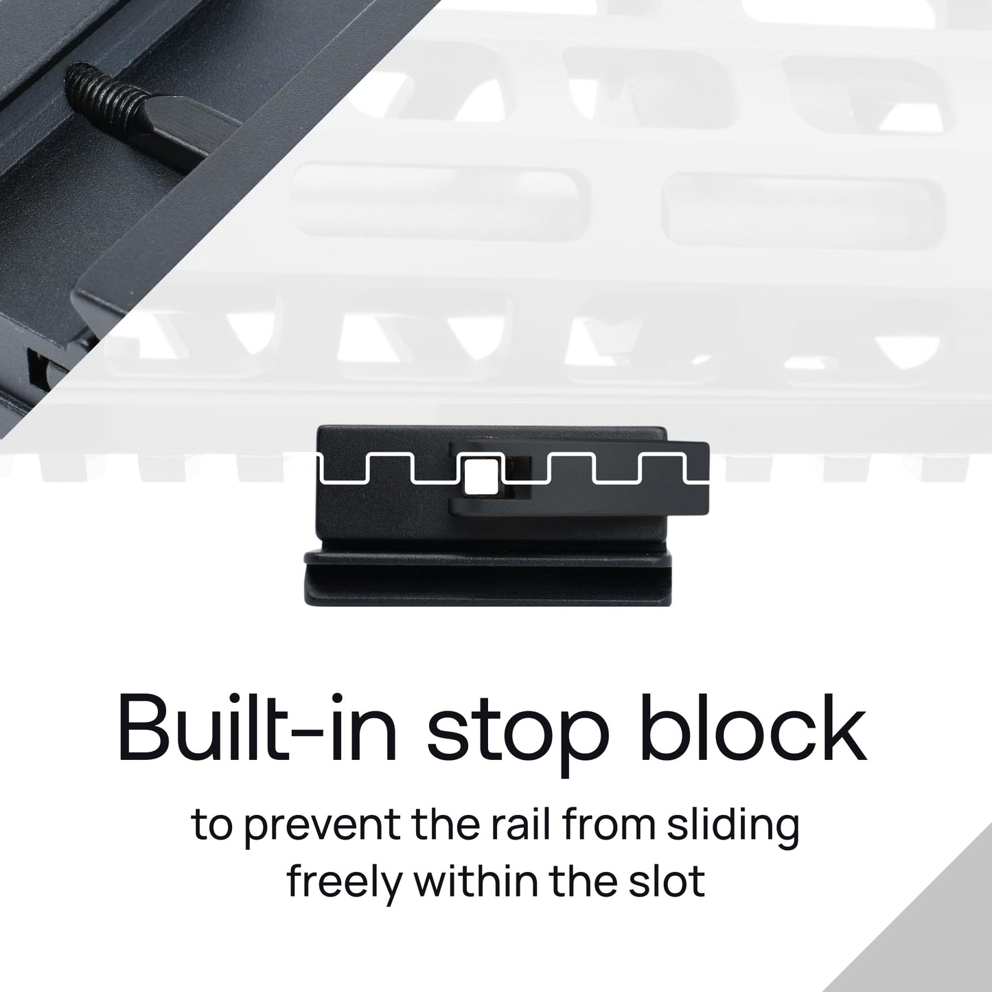 MIGHTY TACTICAL Picatinny Rail Adapter for Arca-Swiss Plate Mount - Tripod Head Arca Clamp Adapter Aluminum - V2 Updated