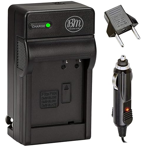 BM DMW-BLG10 Battery Charger for Panasonic Lumix DC-G100 DC-ZS80 ZS99 DC-GX9 DC-LX100 II DC-ZS200 DC-ZS70 DMC-GX80 DMC-GX85 DMC-ZS60 DMC-ZS100 DMC-GF6