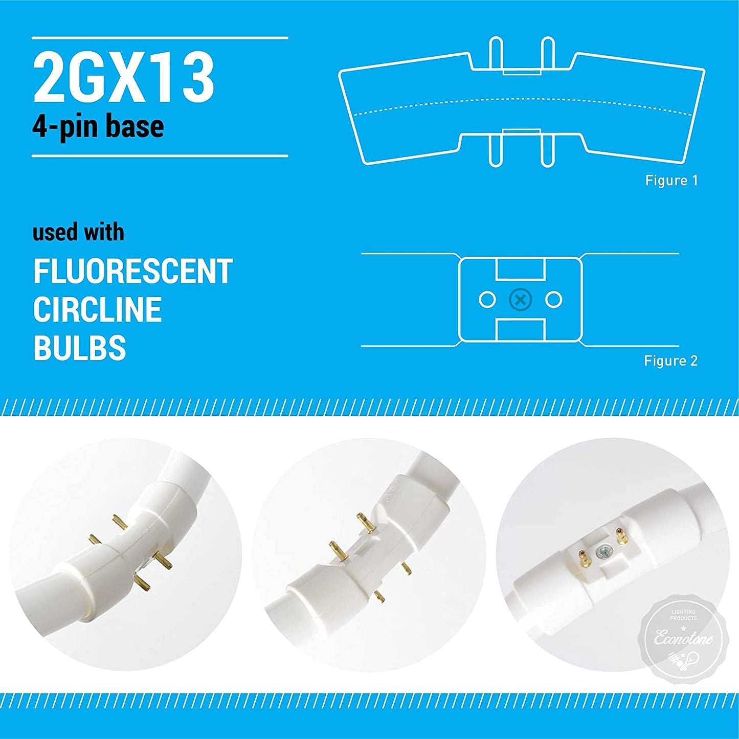 KOR FC22T5/841 9-Inch T5 Circline Fluorescent Tube, 22W, 4100K, 2-Pack