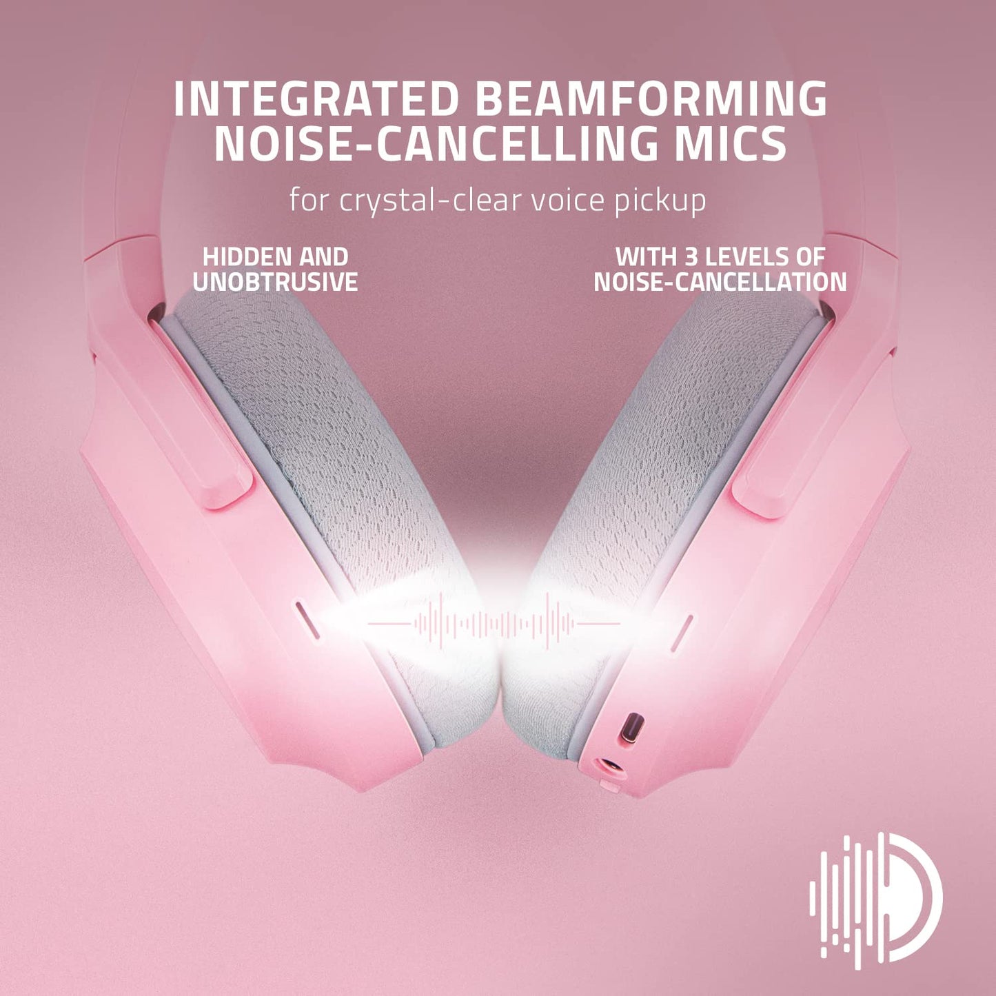 Razer Barracuda Wireless Gaming & Mobile Headset, 2.4GHz + Bluetooth, Pink